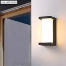 GobekUsa Modern Sound-Activated LED Wall Sconce in Black