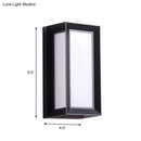 GobekUsa Modern Sound-Activated LED Wall Sconce in Black