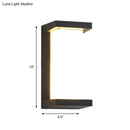 GobekUsa Modern Sound-Activated LED Wall Sconce in Black