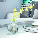 GobekUsa Clear Glass Vase Flower Pot for Desk Decoration and Floral Arrangements