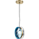 GobekUsa Glass Pendant Lights for Parlor Dining Room Kitchen E27 Bulb