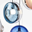 GobekUsa Glass Pendant Lights for Parlor Dining Room Kitchen E27 Bulb