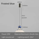 GobekUsa LED Bedside Lifting Chandelier – Modern Minimalist Nordic Pendant Light for Home Décor