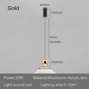 GobekUsa LED Bedside Lifting Chandelier – Modern Minimalist Nordic Pendant Light for Home Décor