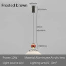 GobekUsa LED Bedside Pendant Light for Minimalist Home Decor