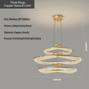 GobekUsa Acrylic Living Room Chandelier Pendant Light Fixture_LED Hanging Lamp