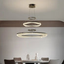 GobekUsa Acrylic Living Room Chandelier Pendant Light Fixture_LED Hanging Lamp
