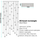 Modern Spiral Crystal Ball Staircase Pendant Chandelier