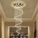 GobekUsa Crystal LED Ceiling Chandelier: Elegant Lighting for Bedroom Living Room Corridor