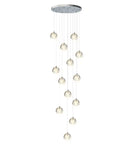 GobekUsa Crystal LED Ceiling Chandelier: Modern Spiral Kitchen Staircase Home Decoration Light