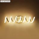 GobekUsa Spiral LED Vanity Light for Modern Bathroom | Wall Mounted Mirror Light in Warm/White/Natural | 13"/18.5"/22.5" Wide