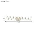 GobekUsa Spiral LED Vanity Light for Modern Bathroom | Wall Mounted Mirror Light in Warm/White/Natural | 13"/18.5"/22.5" Wide