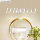 GobekUsa Spiral LED Vanity Light for Modern Bathroom | Wall Mounted Mirror Light in Warm/White/Natural | 13"/18.5"/22.5" Wide