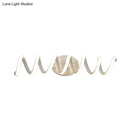 GobekUsa Spiral LED Vanity Light for Modern Bathroom | Wall Mounted Mirror Light in Warm/White/Natural | 13"/18.5"/22.5" Wide