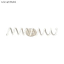 GobekUsa Spiral LED Vanity Light for Modern Bathroom | Wall Mounted Mirror Light in Warm/White/Natural | 13"/18.5"/22.5" Wide