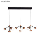 GobekUsa Modern Sputnik Gold Pendant Light for Bedroom - Acrylic, 10/12-Head, Ceiling Island Drop