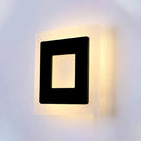 GobekUsa Modern Square Acrylic LED Sconce Light for Living Room Wall Lighting in Warm/White