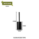 GobekUsa Gold Toilet Brush Set with Wall Mount Holder