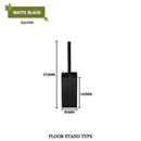 GobekUsa Gold Toilet Brush Set with Wall Mount Holder