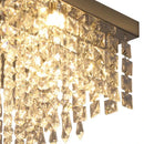 GobekUsa Crystal LED Chandelier Ceiling Lamp for Luxe Home Decor