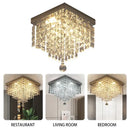 GobekUsa Crystal LED Chandelier Ceiling Lamp for Luxe Home Decor