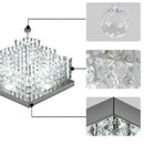GobekUsa Crystal LED Chandelier Ceiling Lamp for Luxe Home Decor