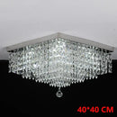 GobekUsa Crystal LED Chandelier Ceiling Lamp for Luxe Home Decor