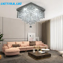 GobekUsa Crystal LED Chandelier Ceiling Lamp for Luxe Home Decor