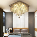 GobekUsa Crystal LED Chandelier Ceiling Lamp for Luxe Home Decor