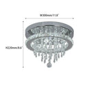 GobekUsa Crystal LED Ceiling Chandelier Modern Lighting Fixture for Home Hotel Decor