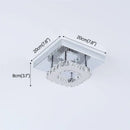 GobekUsa Crystal LED Ceiling Chandelier Modern Lighting Fixture for Home Hotel Decor