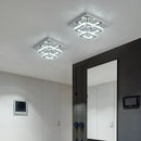 GobekUsa Crystal LED Ceiling Light Plafon Chandelier Stainless Steel Luminaria