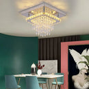 GobekUsa Crystal LED Pendant Chandelier for Dining Living Room Decor
