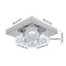GobekUsa Crystal LED Pendant Chandelier for Dining Living Room Decor