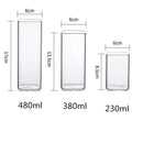 Modern square glass coffee tea mug kitchen drinkware by Decorbites