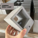 GobekUsa Cement Wall Lamp: Creative G9 Concrete Sconce for Home, Hotel, Kitchen Lighting