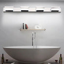 GobekUsa Modern Square LED Vanity Sconce with Stainless Steel & White Chrome Finish for Bath