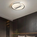 GobekUsa Crystal Bladeless Ceiling Fan Light Chandelier LED Silent Electric Ventilator