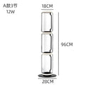 GobekUsa Glass LED Floor Lamp for Modern Interior Decor