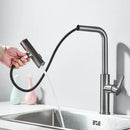 GobekUsa 3 Functions Kitchen Faucet - Flexible Pull Out Mixer Tap with 360° Sprayer