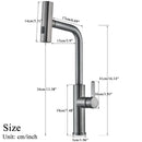 GobekUsa 3 Functions Kitchen Faucet - Flexible Pull Out Mixer Tap with 360° Sprayer