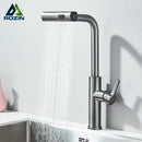 GobekUsa 3 Functions Kitchen Faucet - Flexible Pull Out Mixer Tap with 360° Sprayer