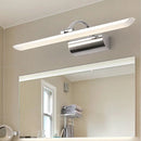 GobekUsa Modern Stainless Steel Bathroom LED Wall Vanity Light - Chrome Finish