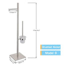 GobekUsa Bathroom Set: Toilet Brush Rack, Toilet Paper Holder, & Accessories
