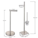 GobekUsa Bathroom Set: Toilet Brush Rack, Toilet Paper Holder, & Accessories
