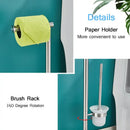 GobekUsa Bathroom Set: Toilet Brush Rack, Toilet Paper Holder, & Accessories