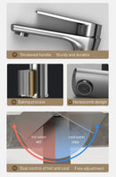 GobekUsa Modern Stainless Steel Bathroom Sink Faucet