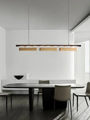 GobekUsa Brushed Gold Stainless Steel Long Pendant Lamp for Dining Room & Bar Decor