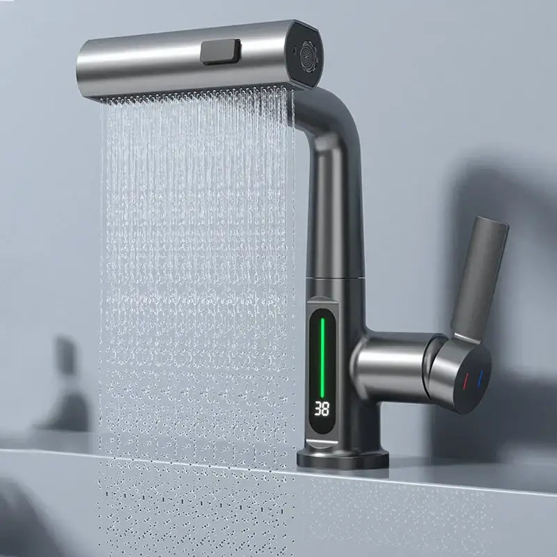 GobekUsa Digital Display Basin Faucet with Temperature Control, photo 2 of 10