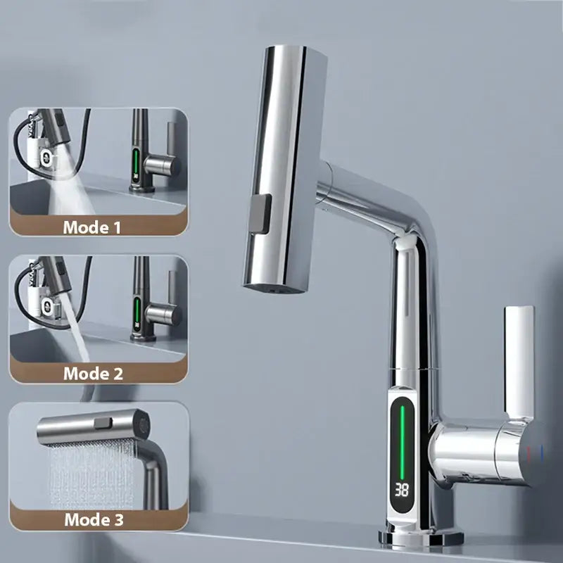 GobekUsa Digital Display Basin Faucet with Temperature Control, photo 10 of 10